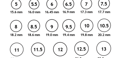 Ring Size Chart Canada